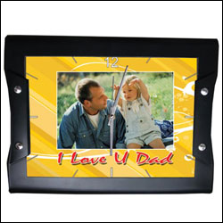 "Customised Wall Clock (for Father) - code F02 - Click here to View more details about this Product